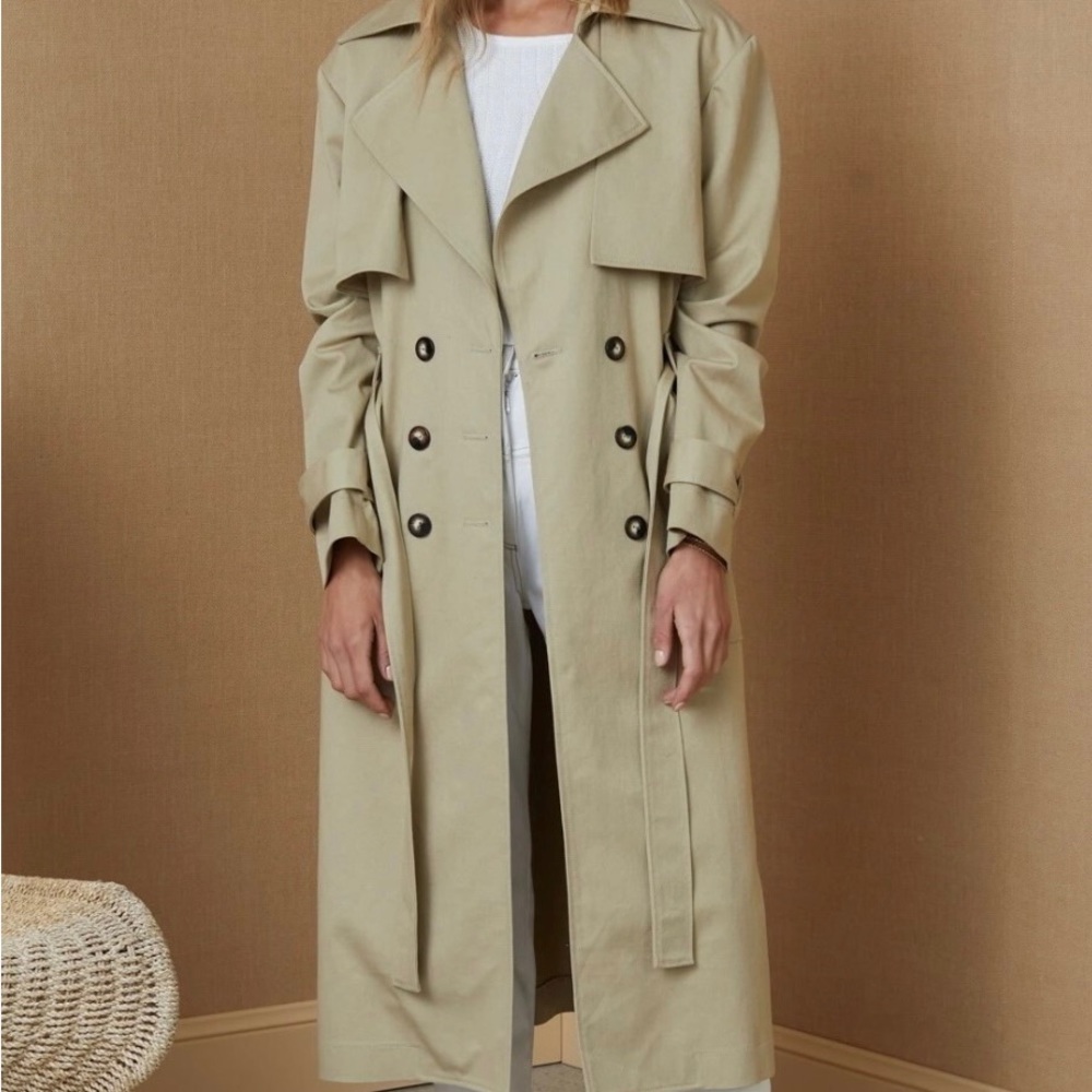bec + bridge Beige Trench Coat - Picture 2 of 5